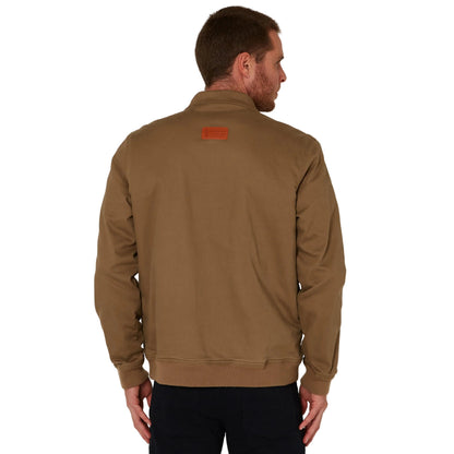 PILBARA MENS WHISKY SHERPA BOMBER JACKET