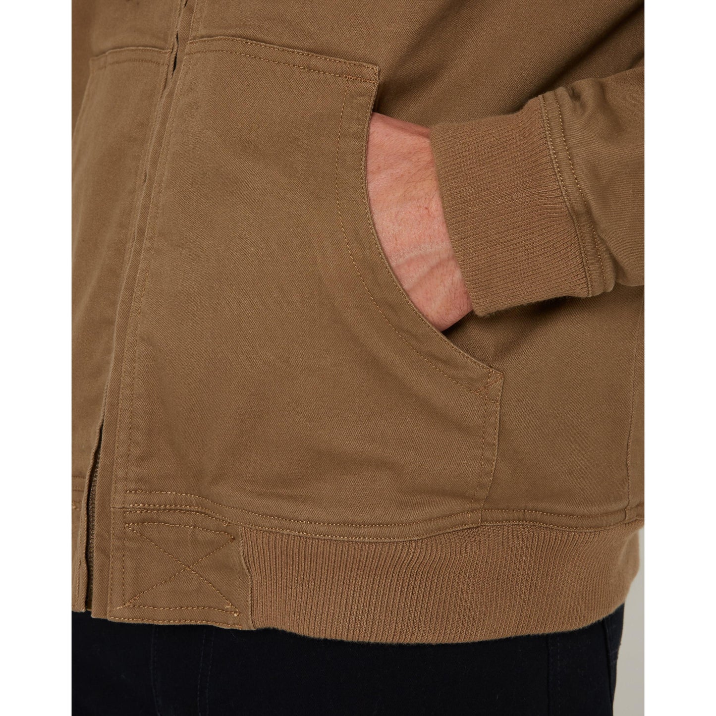 PILBARA MENS WHISKY SHERPA BOMBER JACKET