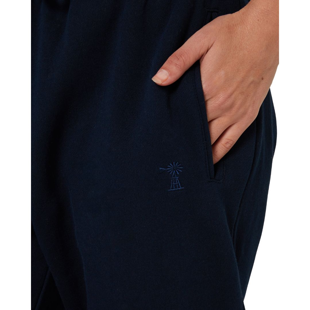 PILBARA UNISEX FRENCH NAVY FLEECE TRACK PANTS