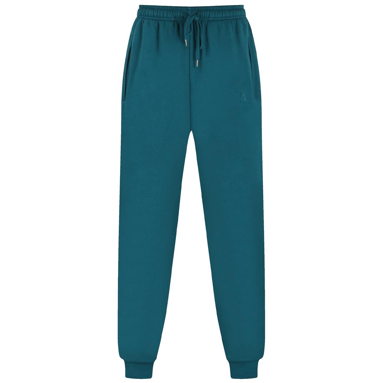 PILBARA UNISEX TEAL FLEECE TRACK PANTS