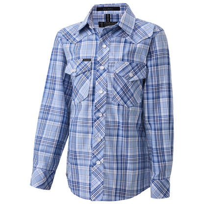 PILBARA WESTERN KIDS SNAP BUTTON SHIRT-Ranges Country