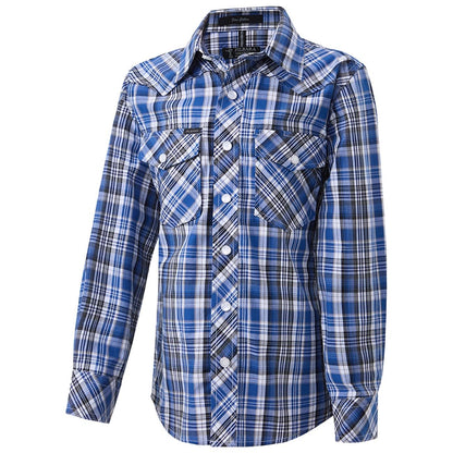 PILBARA WESTERN KIDS SNAP BUTTON SHIRT-Ranges Country
