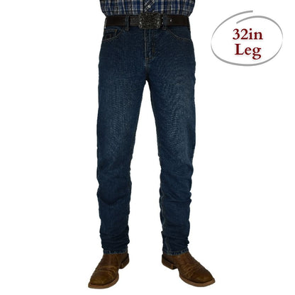 PILBARA WESTERN MENS BRAHMAN JEANS (32 LEG)-Ranges Country