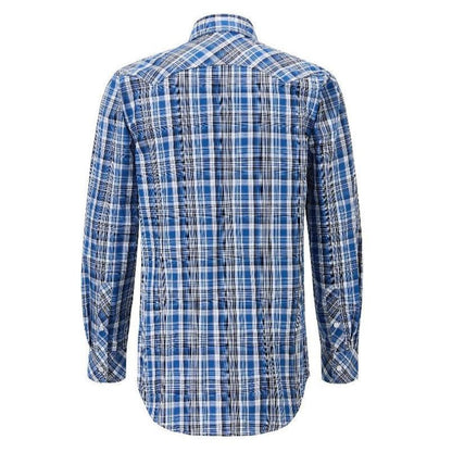 PILBARA WESTERN MENS SNAP BUTTON CHECK SHIRT