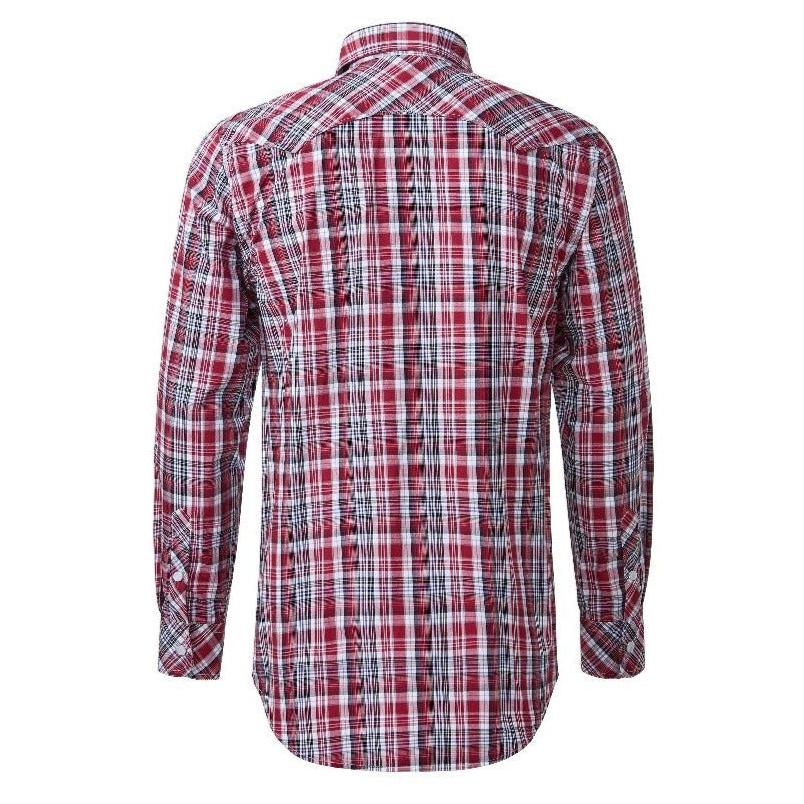 PILBARA WESTERN MENS SNAP BUTTON CHECK SHIRT