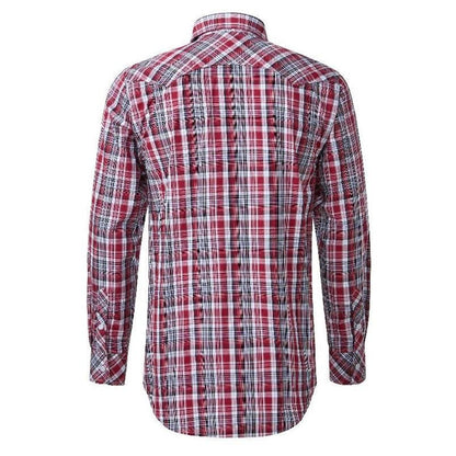 PILBARA WESTERN MENS SNAP BUTTON CHECK SHIRT