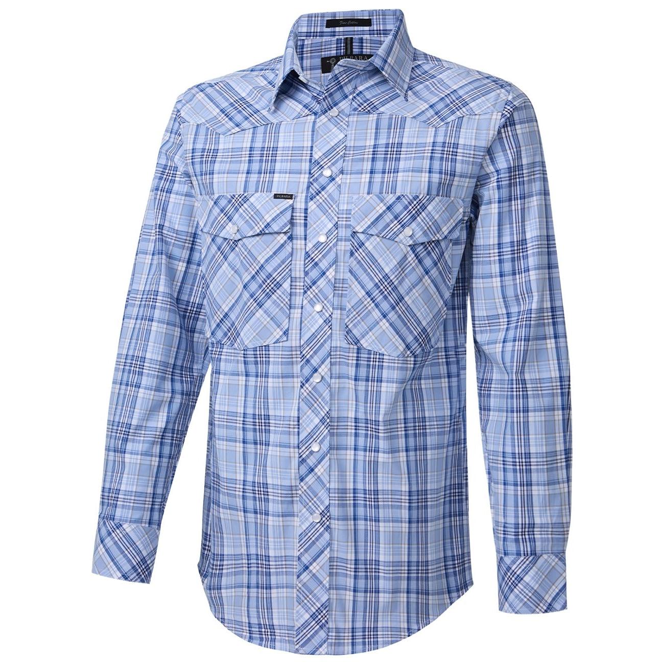 PILBARA WESTERN MENS SNAP BUTTON SHIRT-Ranges Country