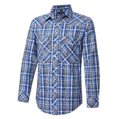 PILBARA WESTERN MENS SNAP BUTTON SHIRT-Ranges Country