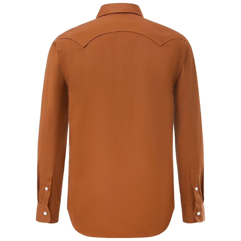 PILBARA WESTERN MENS SNAP BUTTON SOLID SHIRT