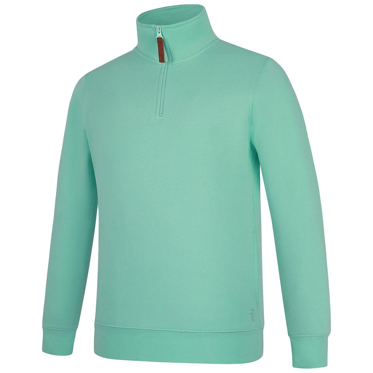 PILBARA WOMENS BEACH GLASS CLASSIC 1/4 ZIP JUMPER
