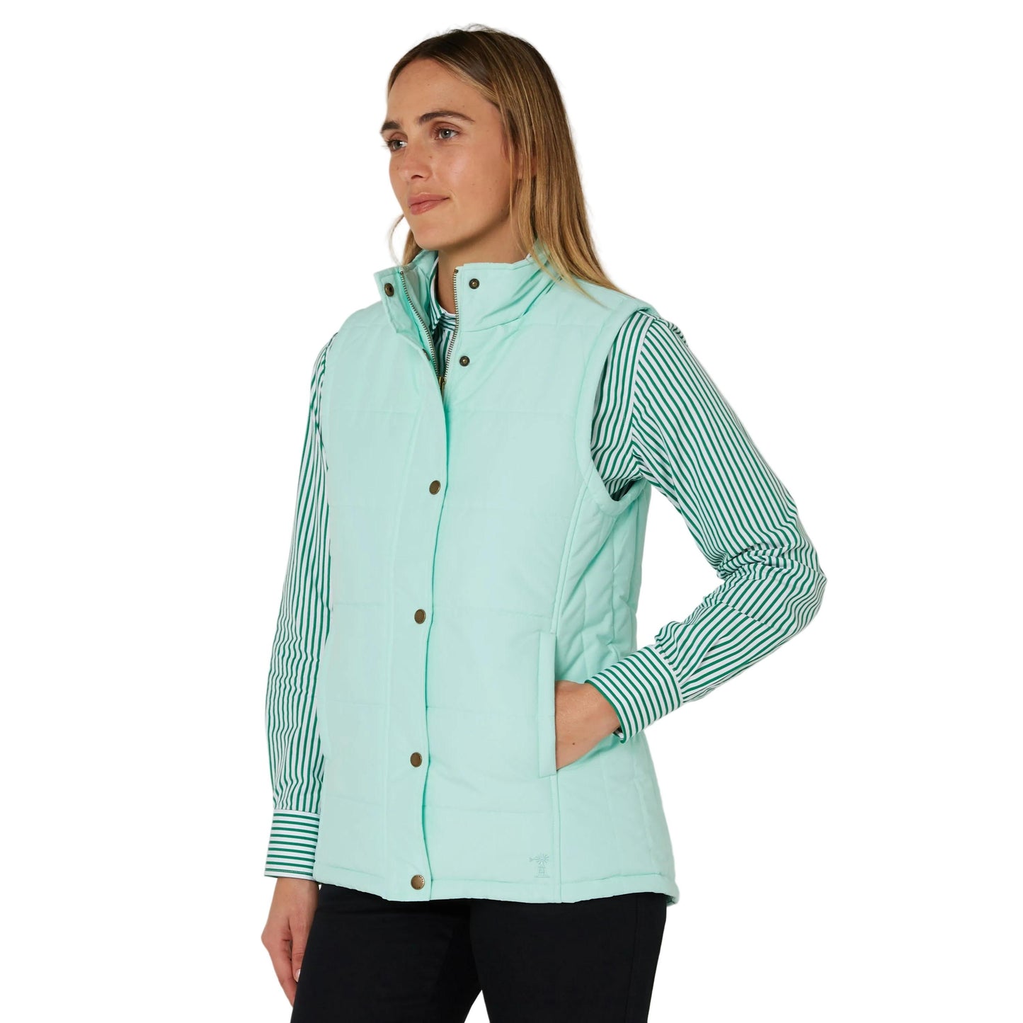 PILBARA WOMENS BEACH GLASS PADDED VEST