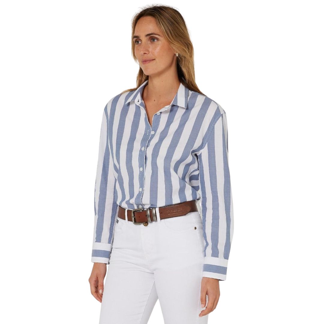 PILBARA WOMENS CLASSIC COTTON SHIRT-Ranges Country