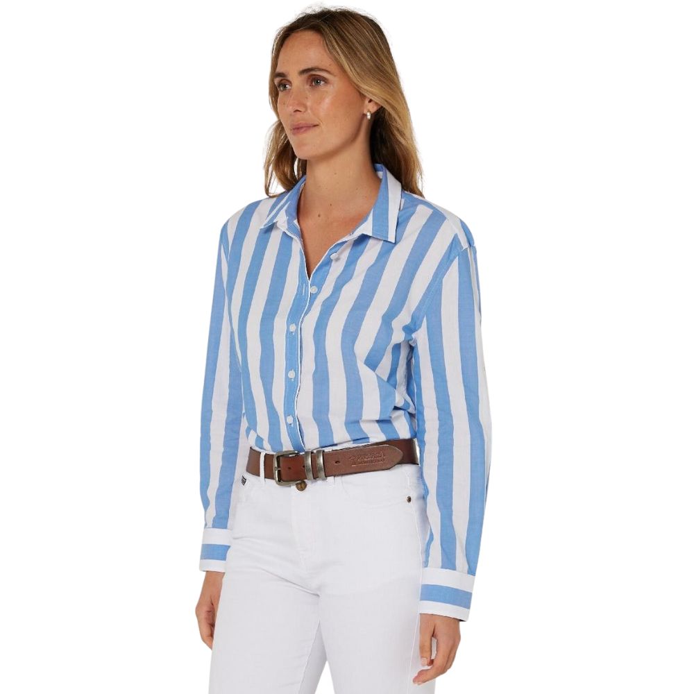 PILBARA WOMENS CLASSIC COTTON SHIRT-Ranges Country