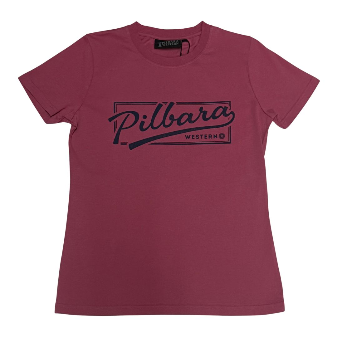 PILBARA WOMENS GAME DAY TEE-Ranges Country