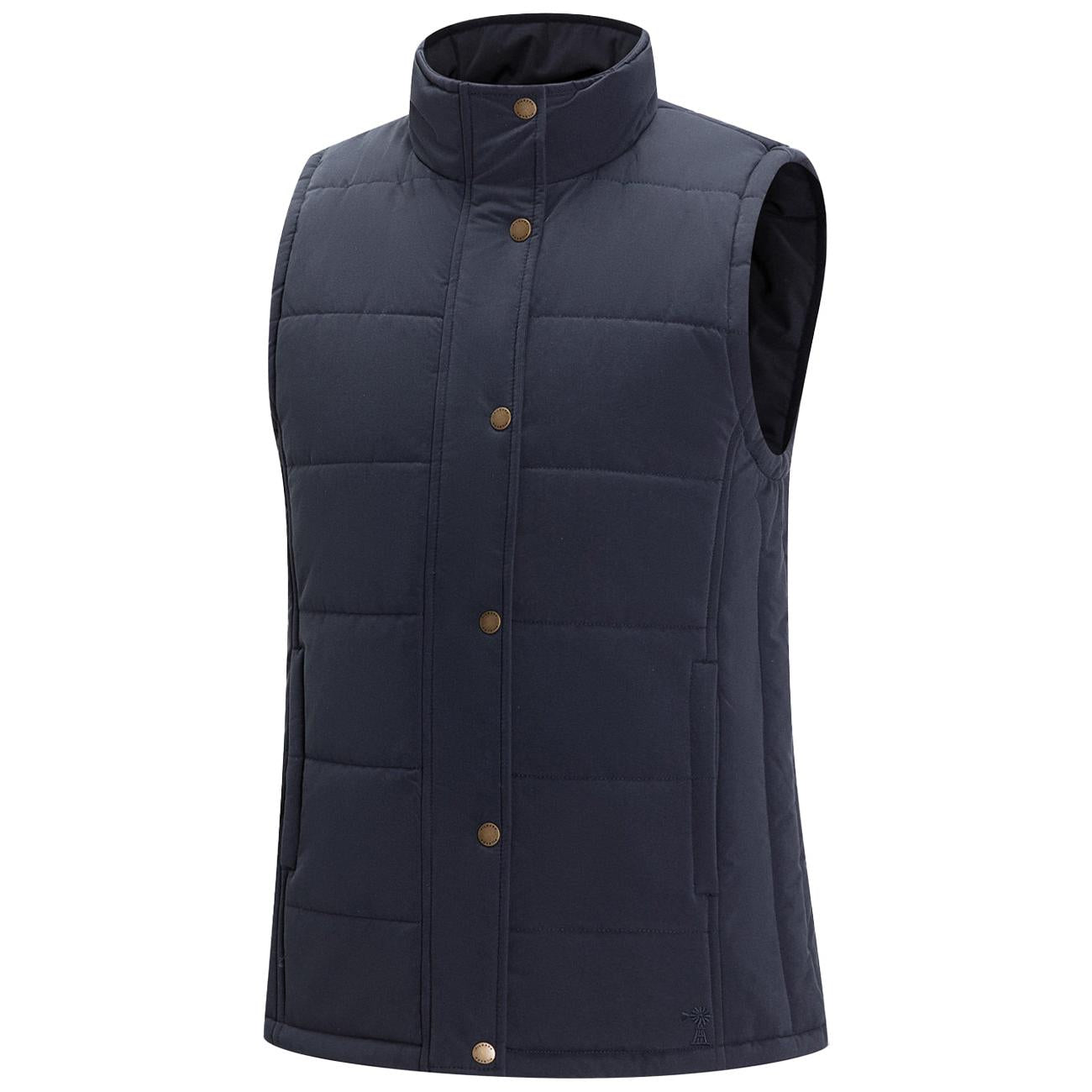 PILBARA WOMENS INK NAVY PADDED VEST