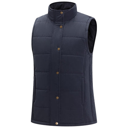 PILBARA WOMENS INK NAVY PADDED VEST