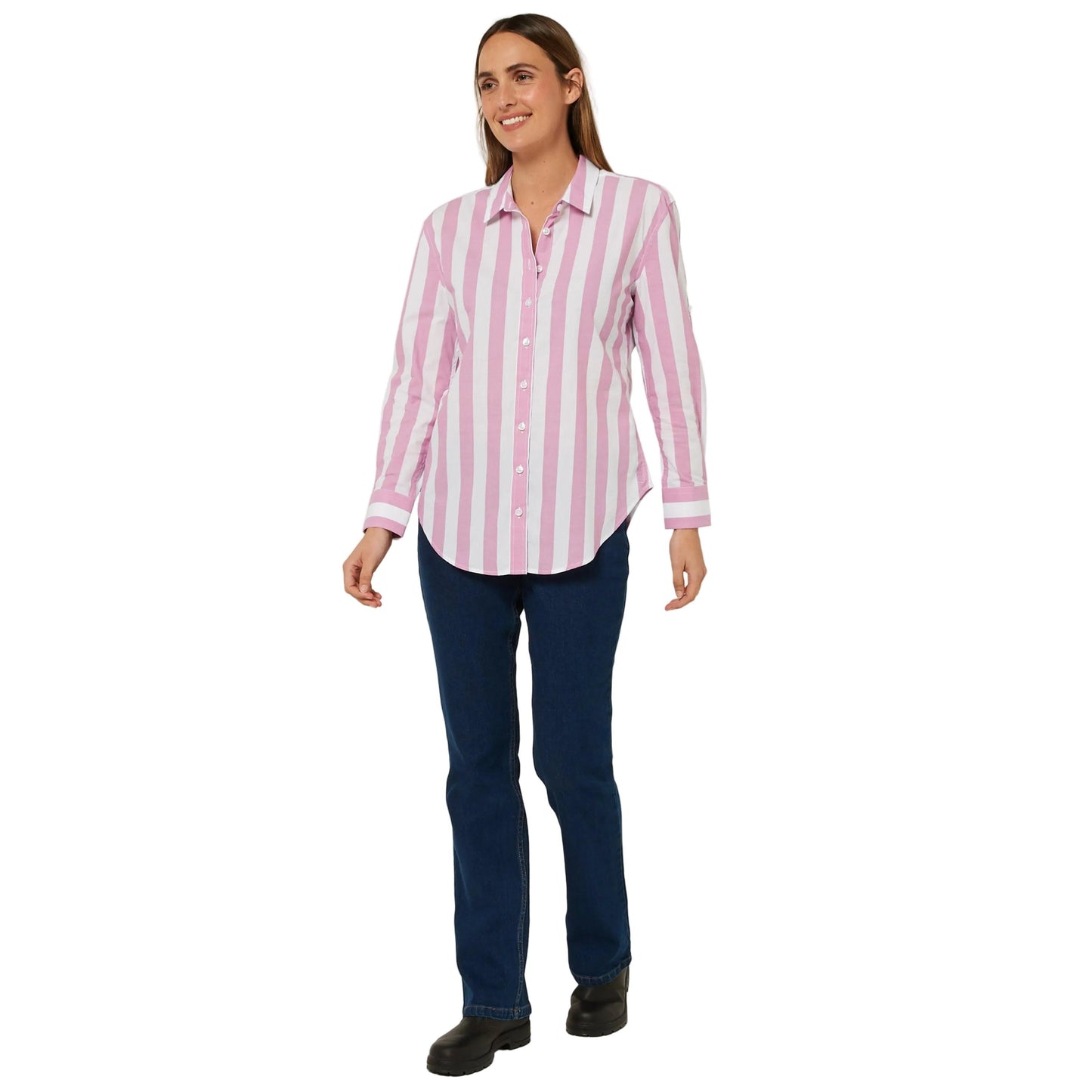 PILBARA WOMENS JACQUELIN CLASSIC COTTON SHIRT