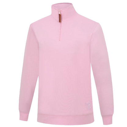 PILBARA WOMENS PINK CLASSIC 1/4 ZIP JUMPER-Ranges Country