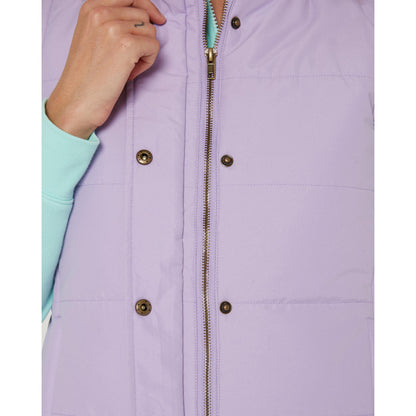 PILBARA WOMENS PURPLE ROSE PADDED VEST