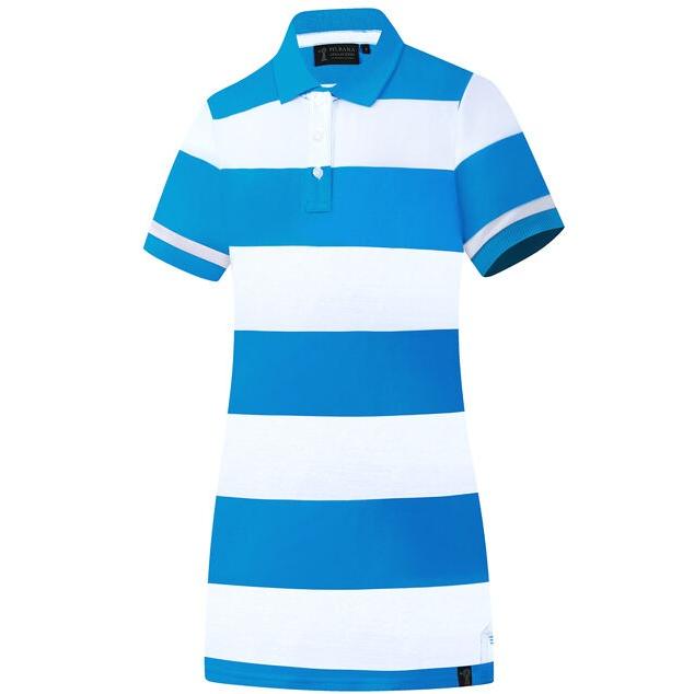 PILBARA WOMENS STRIPED POLO DRESS-Ranges Country