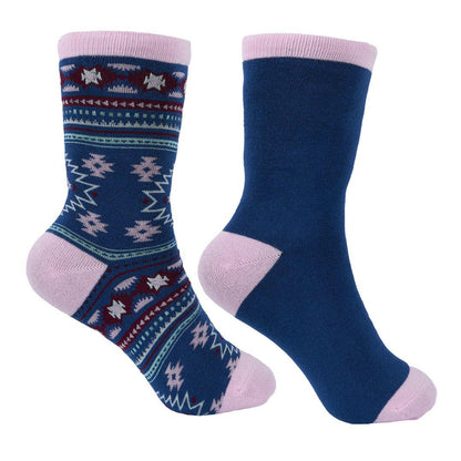 PURE WESTERN ADULT CREW SOCKS-Ranges Country
