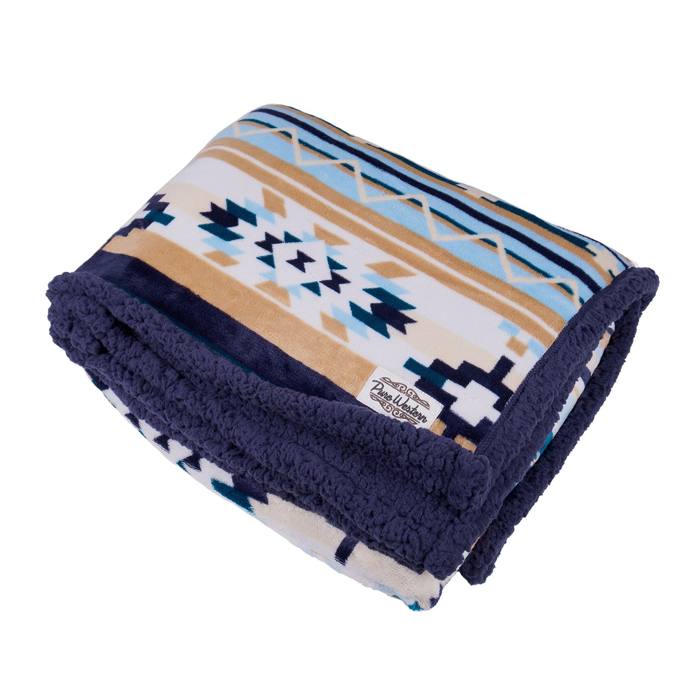 PURE WESTERN AZTEC PRINT SNUGGLE RUG-Ranges Country
