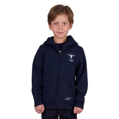 PURE WESTERN BOYS CARL ZIP HOODY-Ranges Country