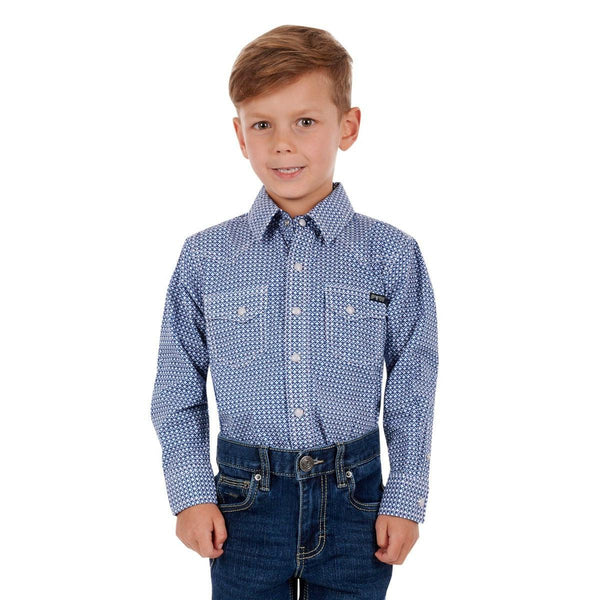 PURE WESTERN BOYS OLIVER SHIRT-Ranges Country