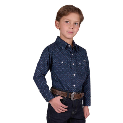PURE WESTERN BOYS ROSS SHIRT-Ranges Country