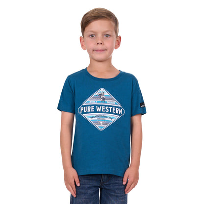 PURE WESTERN BOYS TODD TEE-Ranges Country