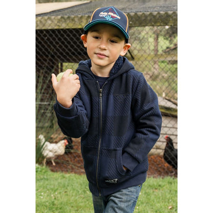 PURE WESTERN BOYS TONKIN ZIP THRU HOODY