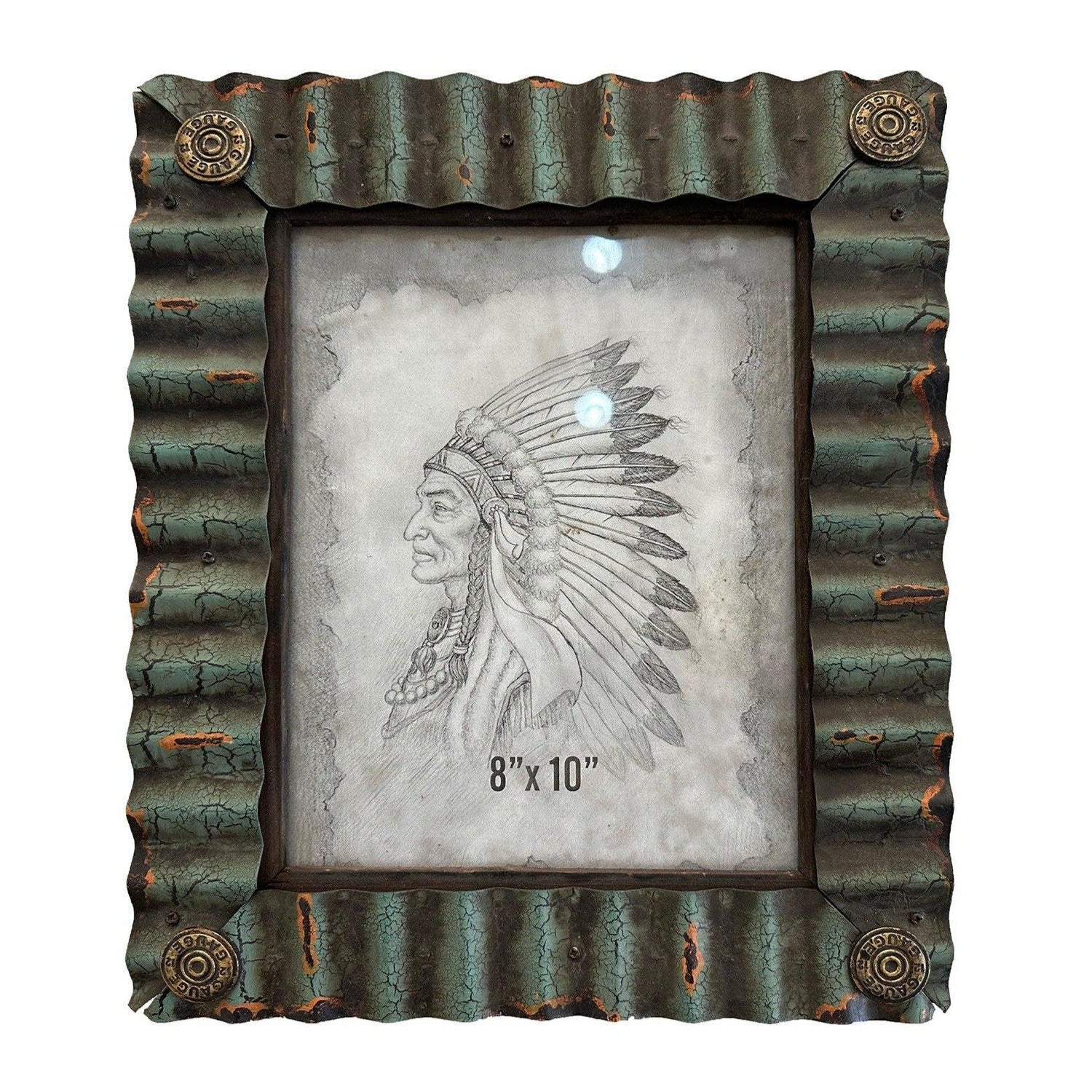 PURE WESTERN CORRUGATED PICTURE FRAME 8x10-Ranges Country