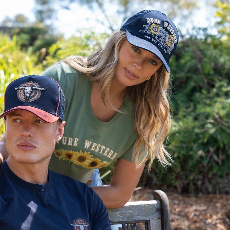 PURE WESTERN GINA HIGH PROFILE TRUCKER CAP