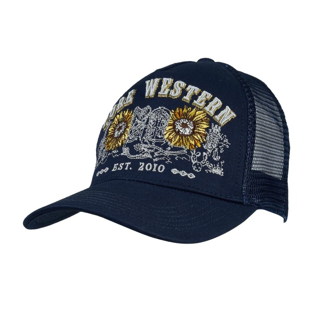 PURE WESTERN GINA HIGH PROFILE TRUCKER CAP-Ranges Country