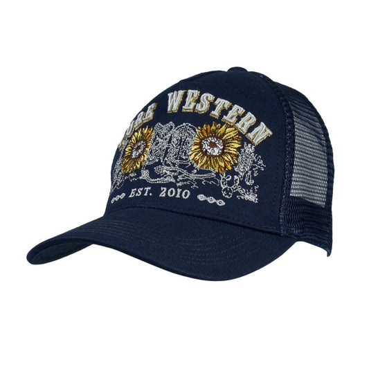 PURE WESTERN GINA HIGH PROFILE TRUCKER CAP-Ranges Country