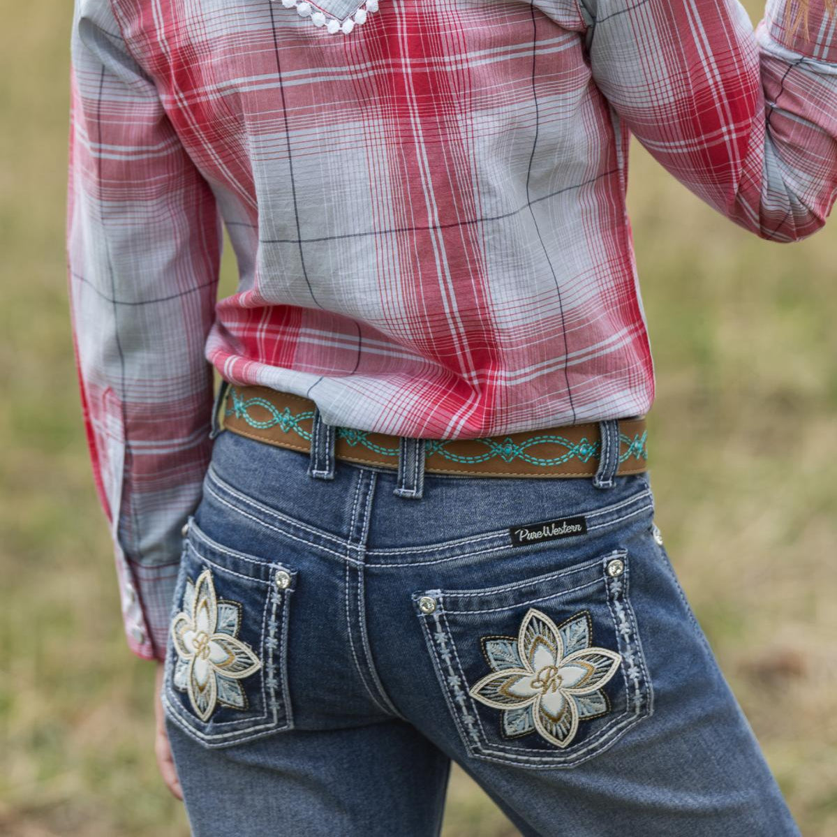 PURE WESTERN GIRLS BELLA BOOT CUT JEANS