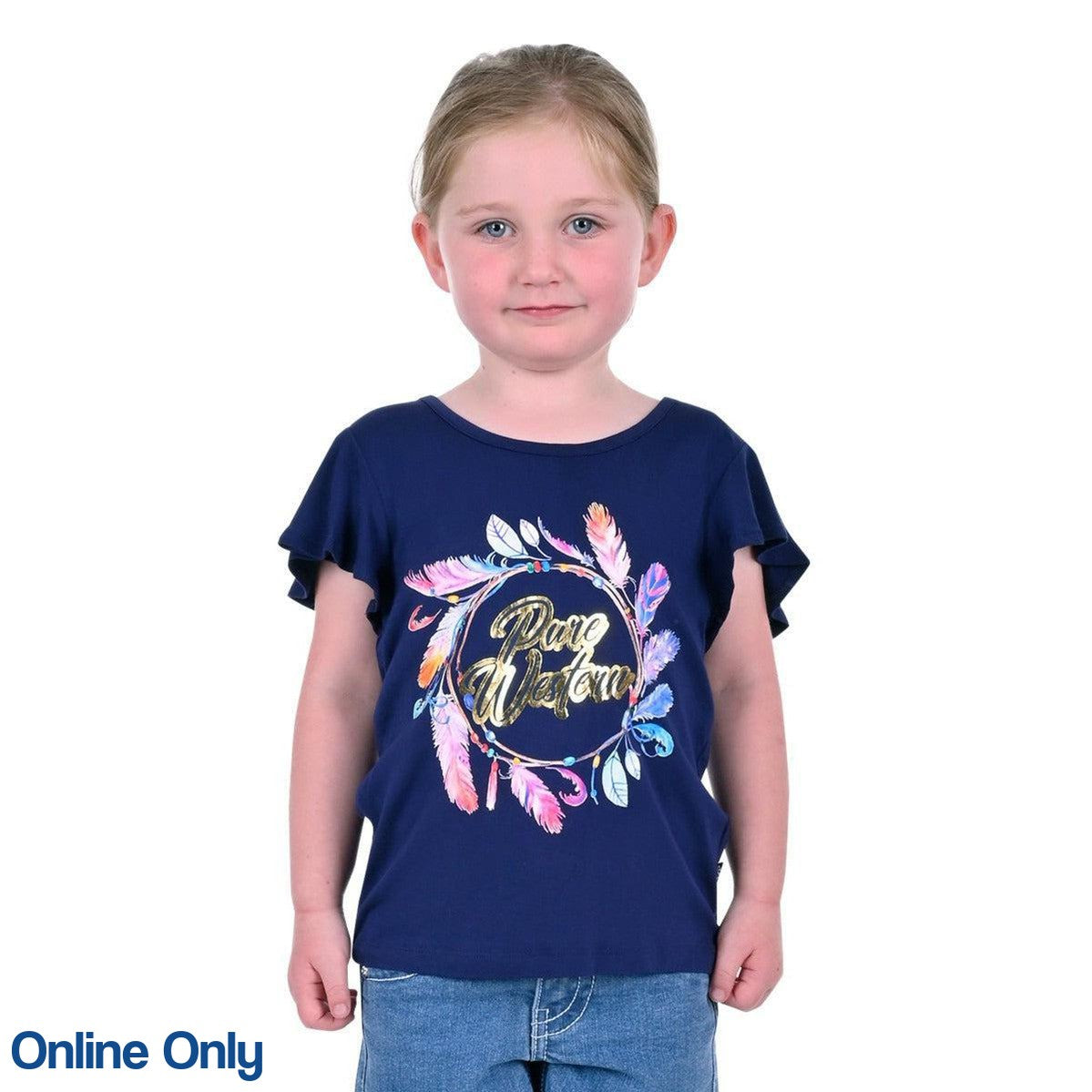 PURE WESTERN GIRLS DYLAN TEE-Ranges Country