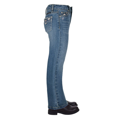 PURE WESTERN GIRLS GIA BOOT CUT JEANS-Ranges Country