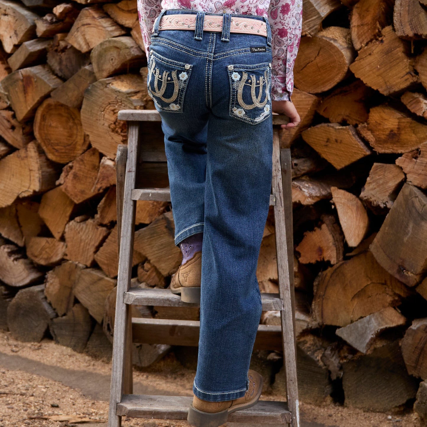 PURE WESTERN GIRLS LOUISA STRAIGHT LEG JEANS