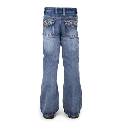 PURE WESTERN GIRLS NINA BOOT CUT JEANS-Ranges Country