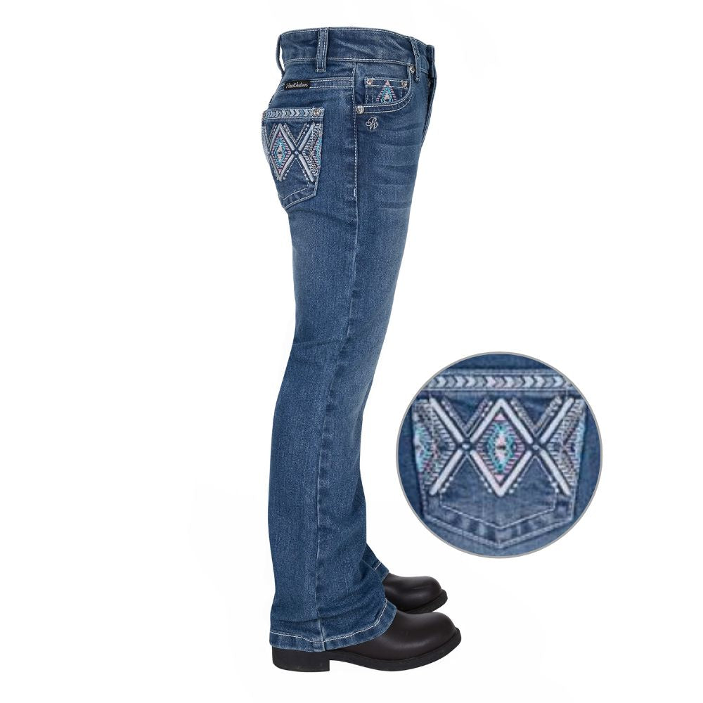 PURE WESTERN GIRLS PAM BOOT CUT JEANS-Ranges Country