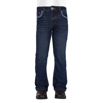 PURE WESTERN GIRLS PAT BOOT CUT JEANS