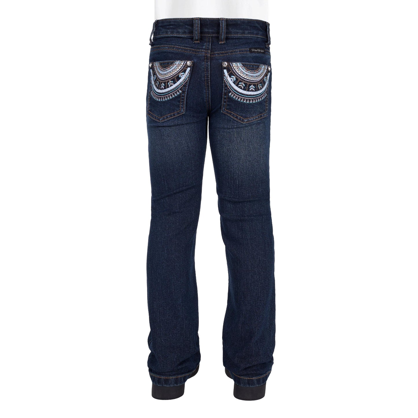 PURE WESTERN GIRLS PAT BOOT CUT JEANS-Ranges Country