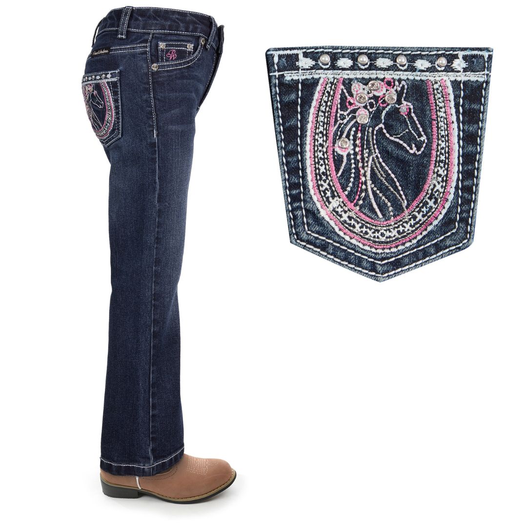 PURE WESTERN GIRLS TESS BOOT CUT JEANS-Ranges Country