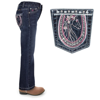 PURE WESTERN GIRLS TESS BOOT CUT JEANS-Ranges Country