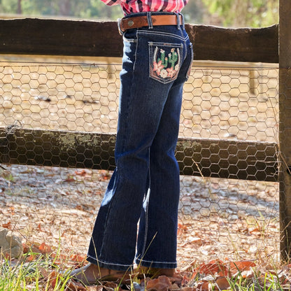 PURE WESTERN GIRLS ZOE BOOT CUT JEANS