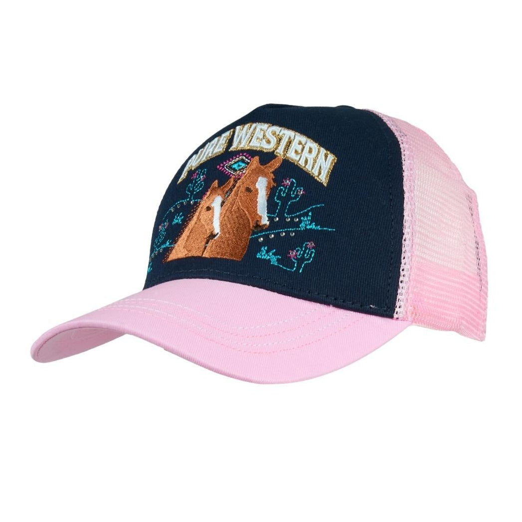 PURE WESTERN KIDS ALESIA TRUCKER CAP-Ranges Country