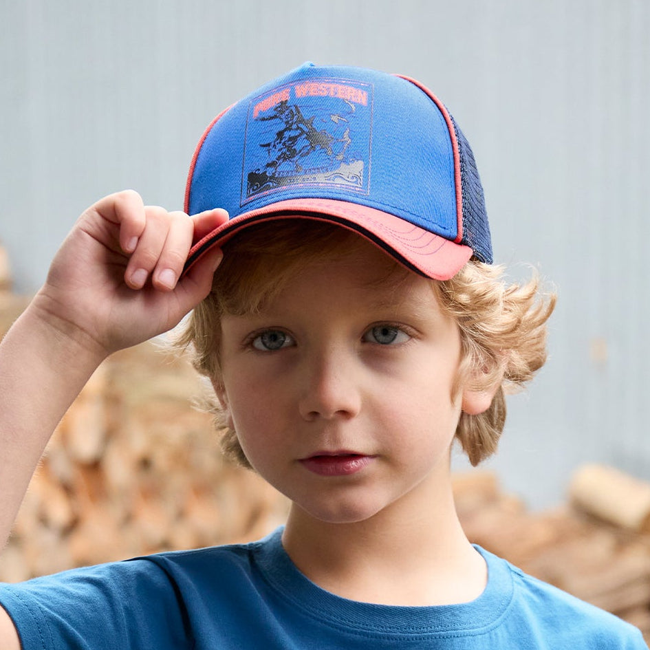 PURE WESTERN KIDS RODEO TRUCKER CAP