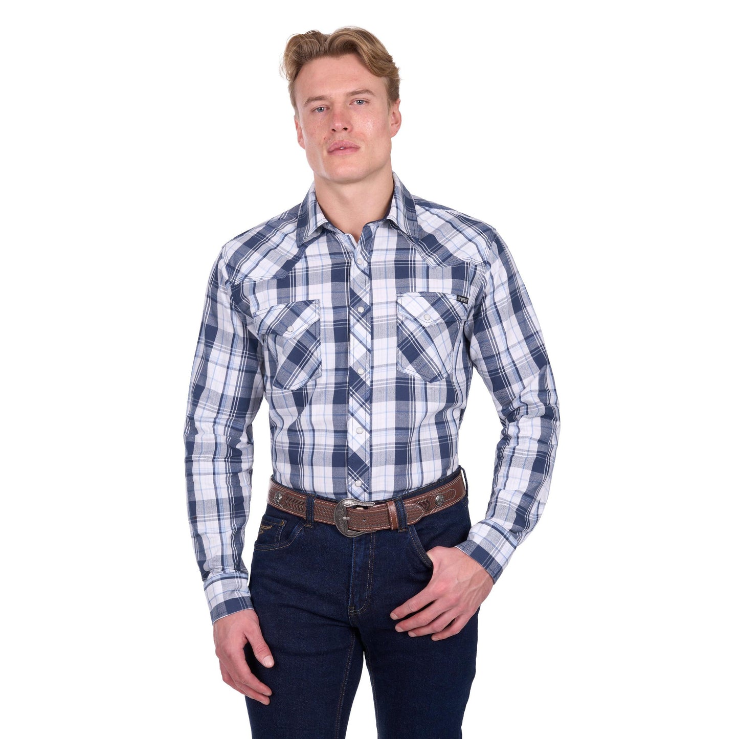 PURE WESTERN MENS BILLY SHIRT-Ranges Country