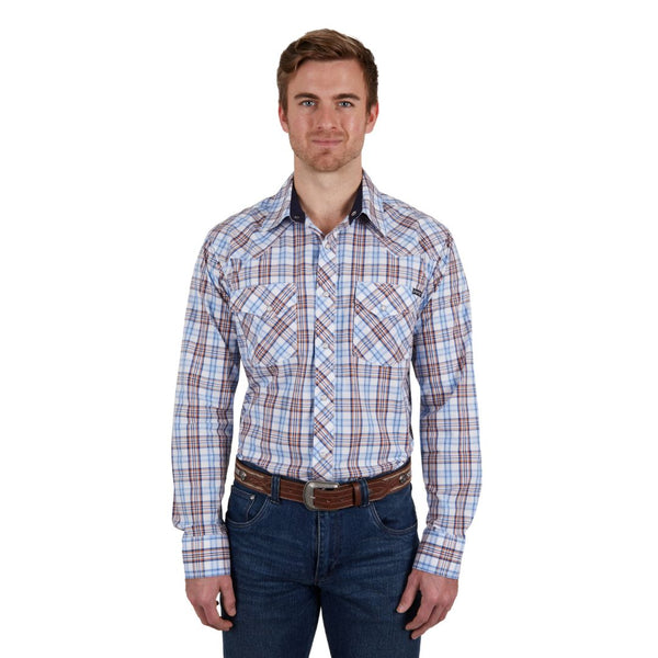PURE WESTERN MENS LUCAS SHIRT-Ranges Country